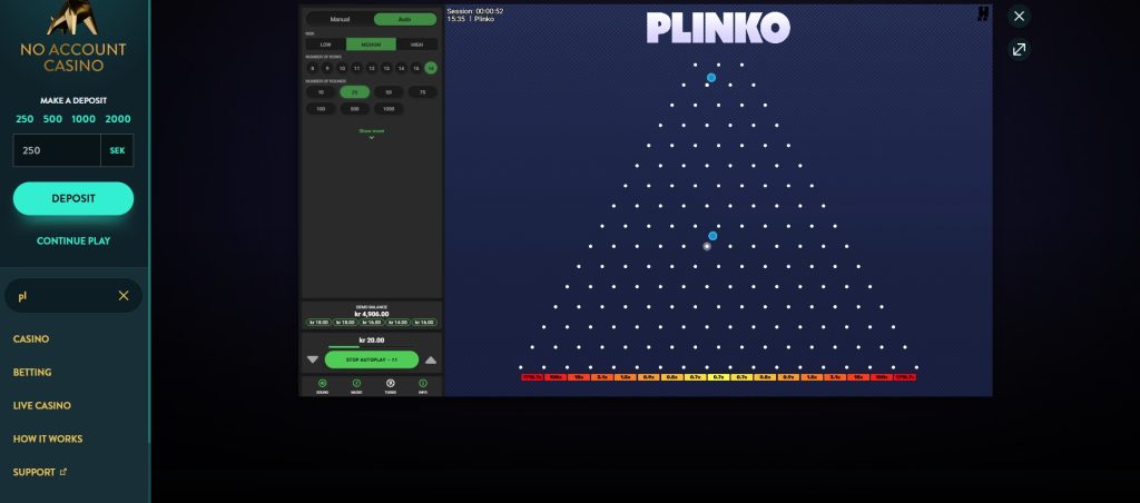 Plinko game reviews and interface.